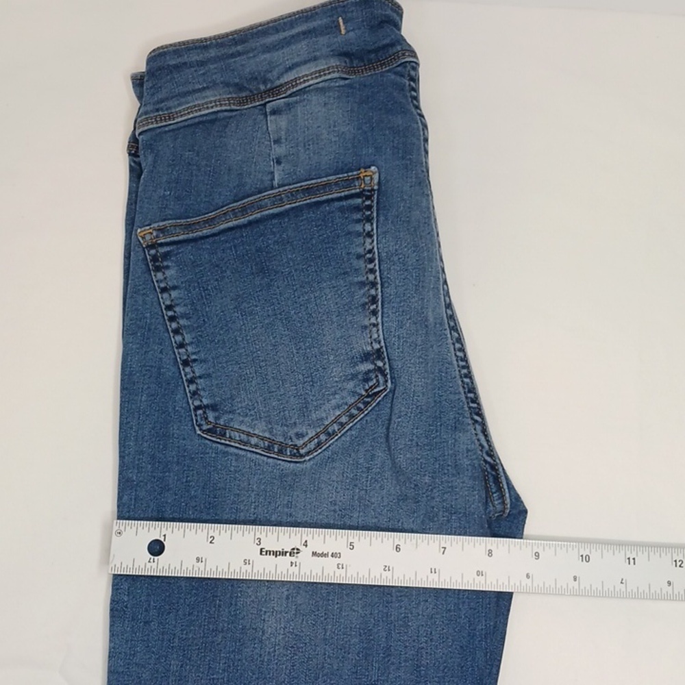 Free People Extreme Flare Bell Bottom Jeans Women’s 28R - Picture 5 of 7